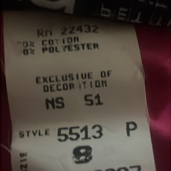 Vtg Pink Denim Western Floral Embroidered Top Midi Skirt Coord Set 8P Girlhood - Picture 6 of 7